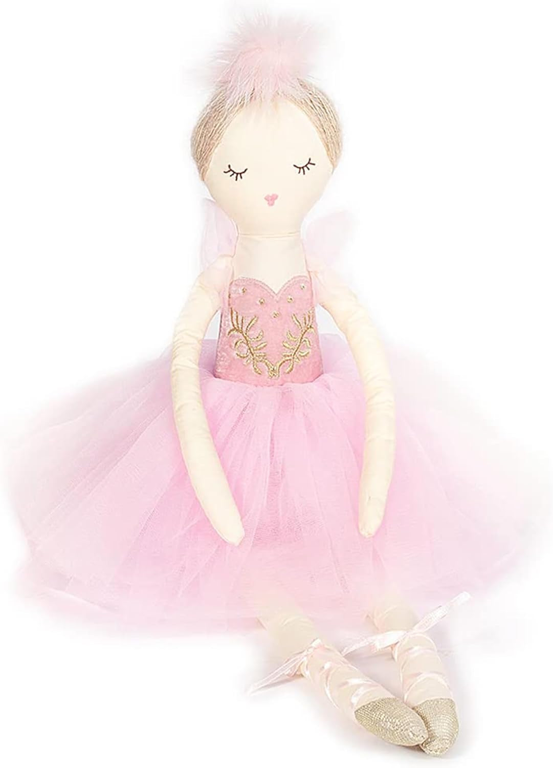 Mon Ami Swan Princess Ballerina Doll - 22", Soft Elegant Plush Doll for Little Girls, Use as Toy or Room Decor, Great Gift for Kids of All Ages