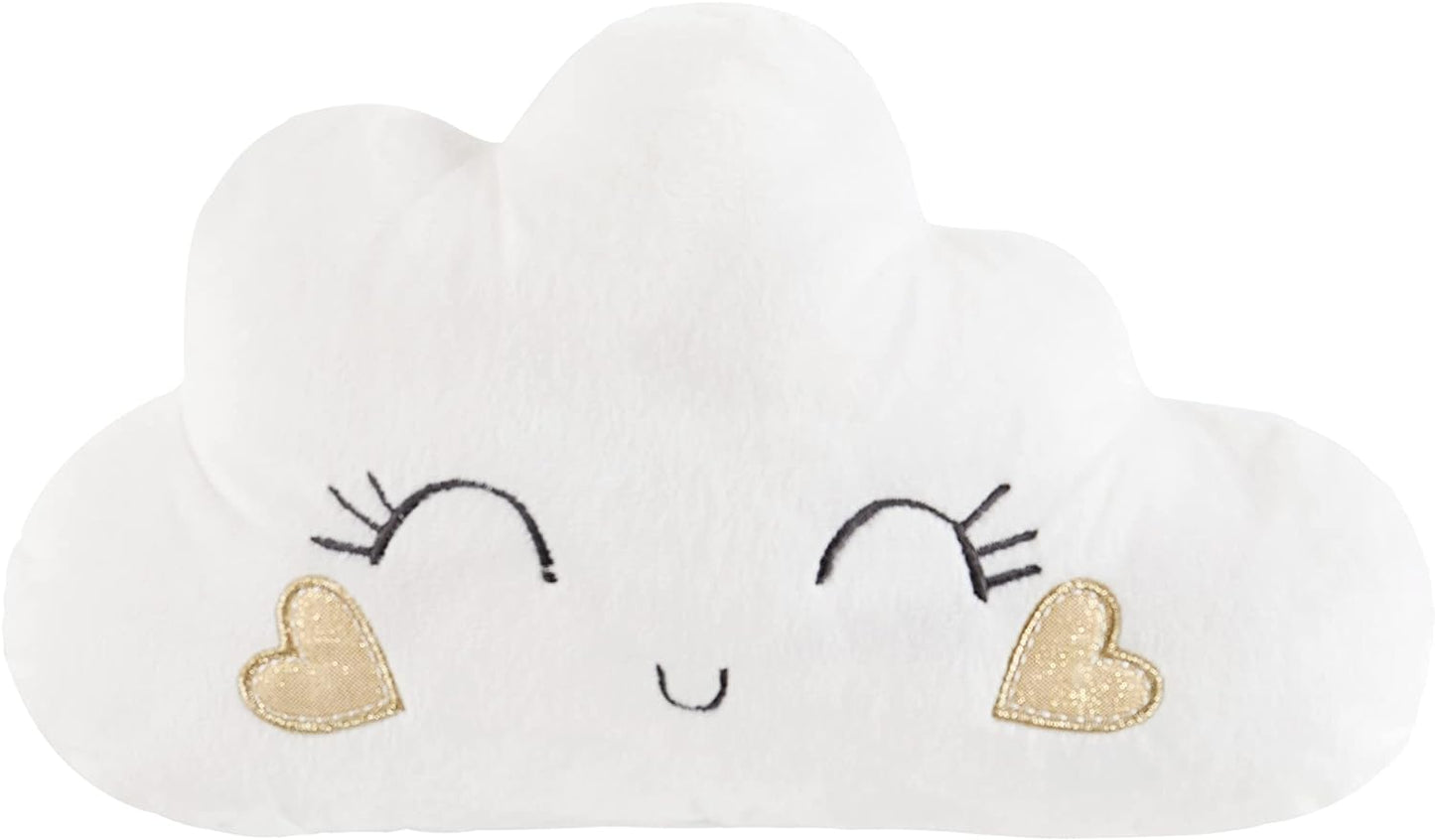 Levtex Baby - over the Rainbow - Rainbow Cute Cloud Pillow - Nursery Accessories - Size: 11 X 18 In.