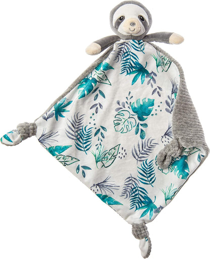 Mary Meyer Little Knottie Lovey Security Blanket, 10 X 10-Inches, Sloth