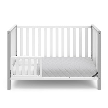 Storkcraft Modern Pacific 5-In-1 Convertible Crib (Black) – GREENGUARD Gold Certified, Converts from Baby Crib to Toddler Bed and Full-Size Bed, Adjustable Mattress Support Base