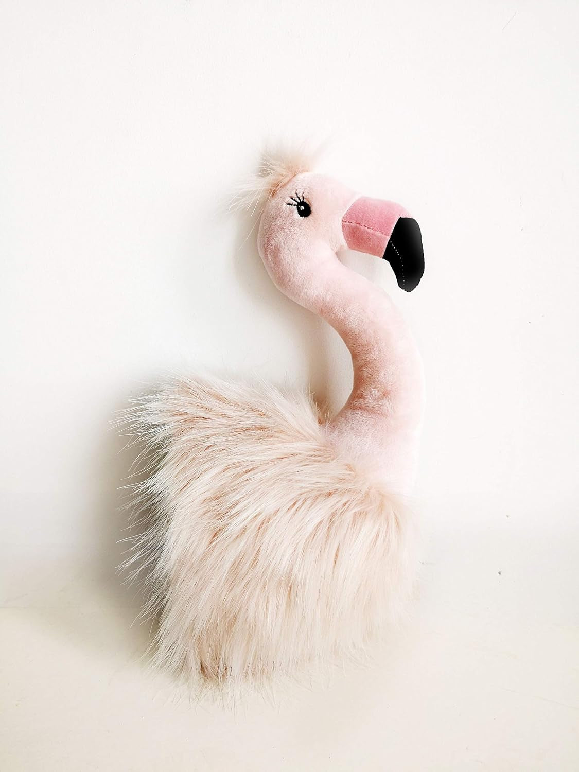 Mon Ami Flamingo Stuffed Animal Head Wall Mount - 15", Elegant Children’S Bedroom Wall Mount, Home Decor, Kids Decor, Nursery Decor