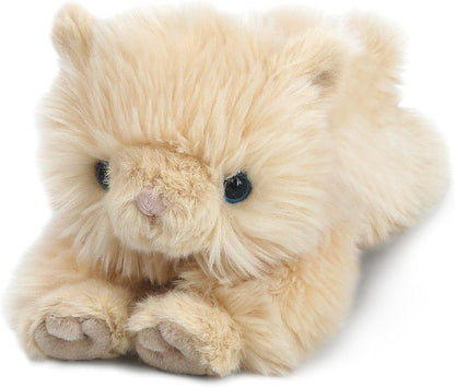 MON AMI Ginger the Kitty Plush Toy 10”, Cat Stuffed Animal, Soft & Cuddly, Use as Nursery Room Decor, for Kids of All Ages