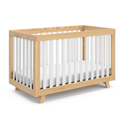 Storkcraft Beckett Convertible Crib (White) – Converts from Baby Crib to Toddler Bed and Daybed, Fits Standard Full-Size Crib Mattress, Adjustable Mattress Support Base