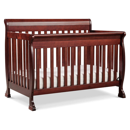 Davinci Kalani 4-In-1 Convertible Crib in Rich Cherry, Greenguard Gold Certified