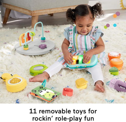 ​Fisher-Price Baby to Toddler Toy 3-In-1 Hit Wonder Activity Center & Play Table with Music Lights & Developmental Activities