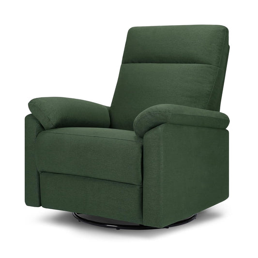 Davinci Suzy Swivel Recliner in Pine Green, GREENGUARD Gold & Certipur-Us® Certified