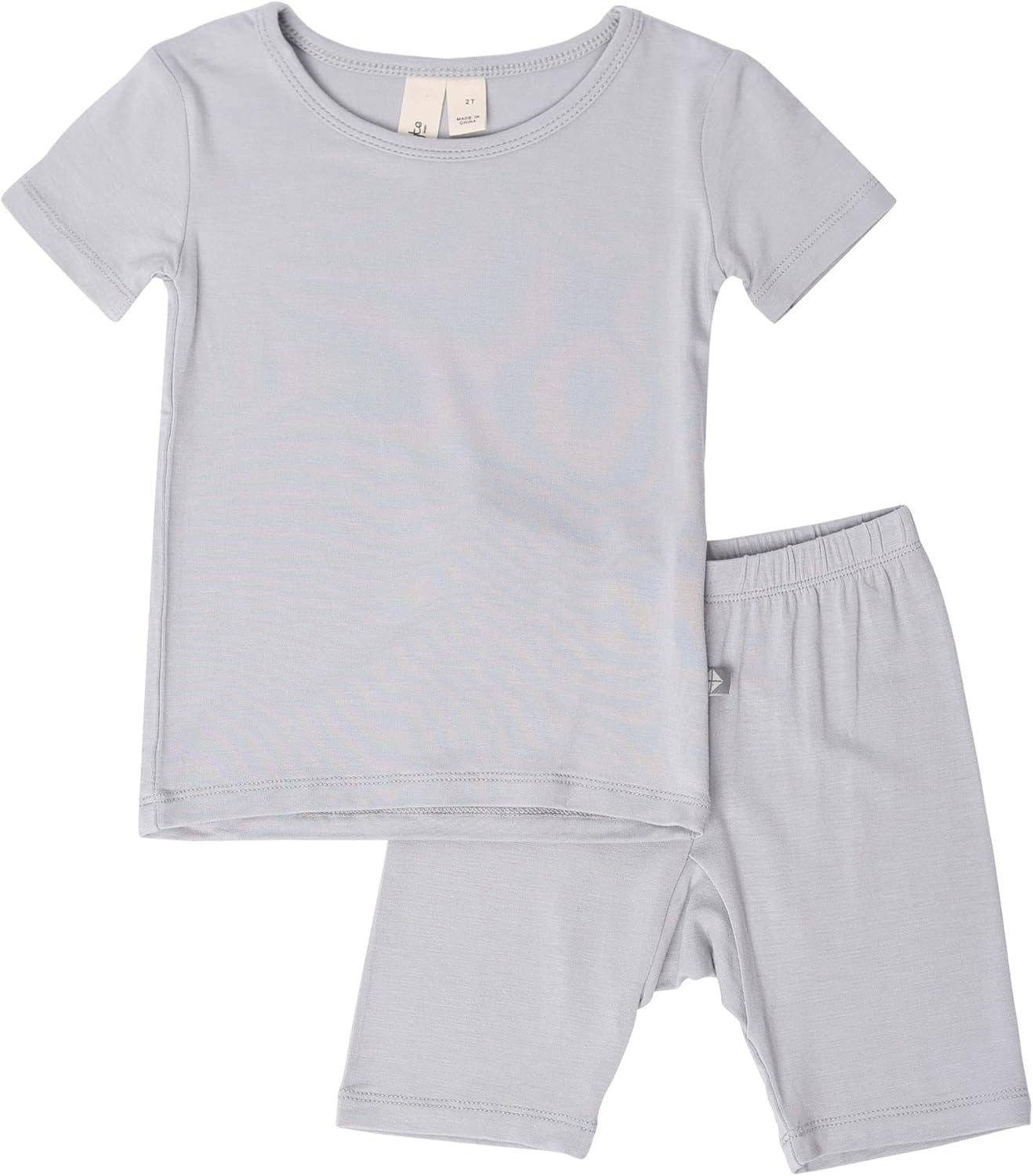 KYTE BABY, Short Sleeve Toddler Pajama Set, 97% Rayon Made from Bamboo, 3% Spandex