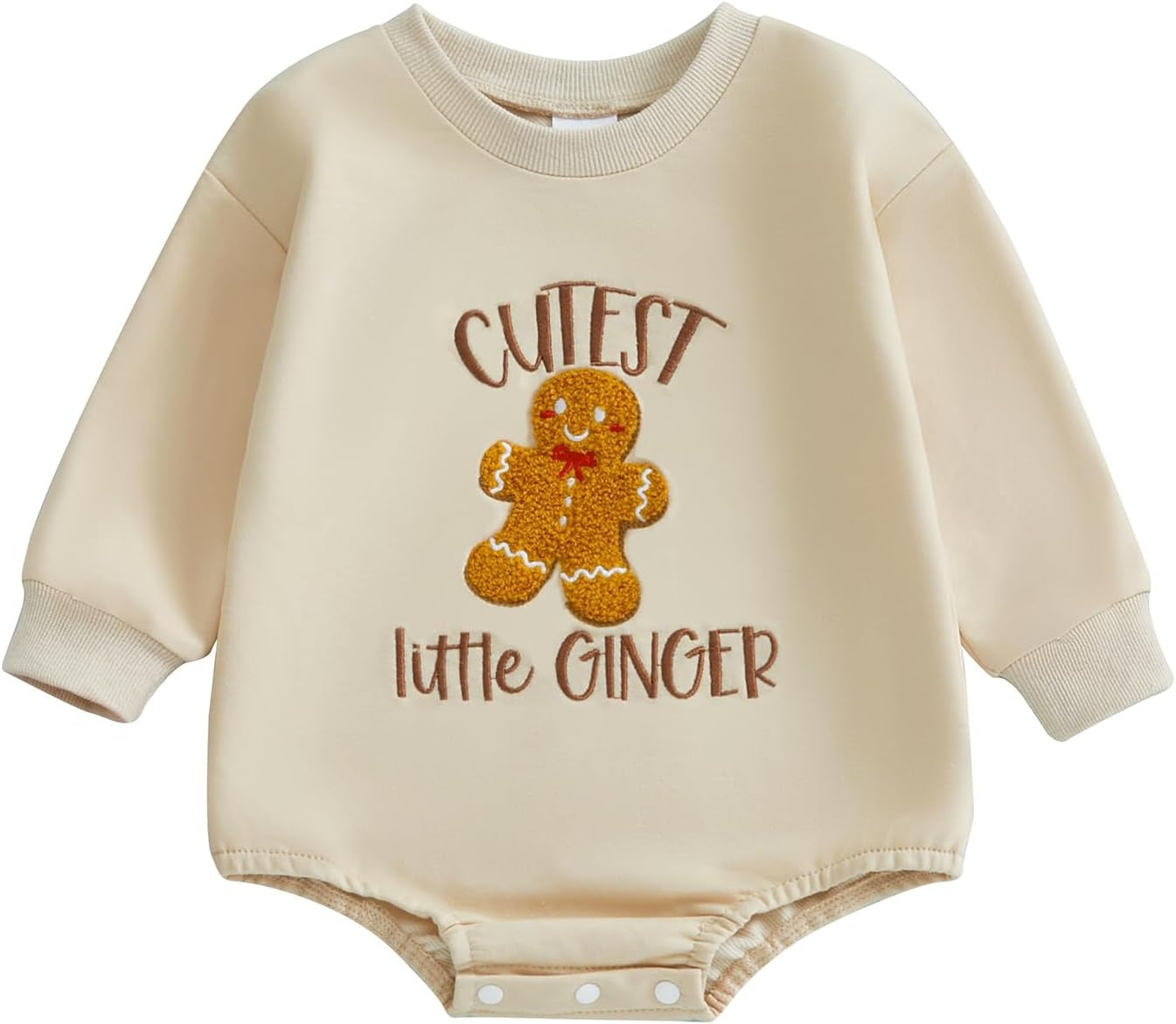 Baby Girl Boy Christmas Clothes Letter Print Sweatshirt Romper Infant Long Sleeve Bubble Romper Winter Outfit