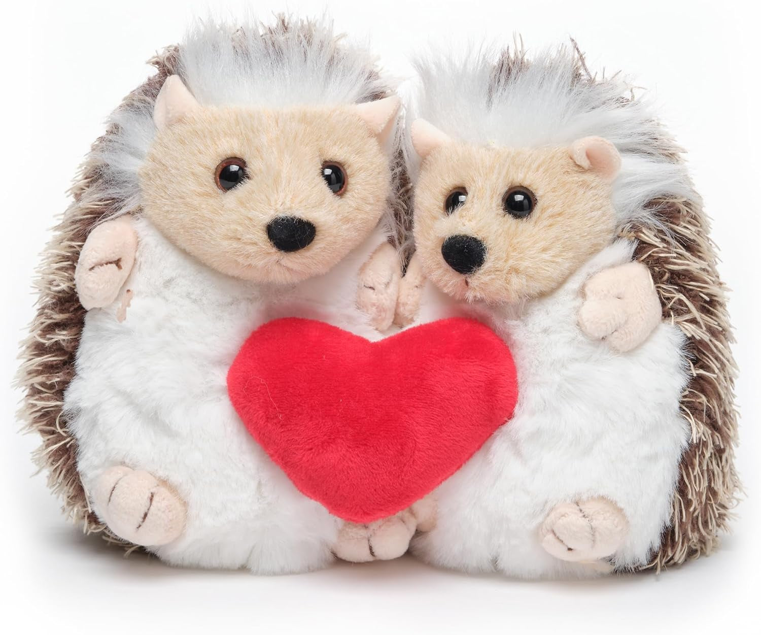 Bearington Lovie & Dovie Valentine'S Stuffed Animal for Kids, 5.5 Inch Hedgehog Plush, Ideal as a Valentine'S Day Gift