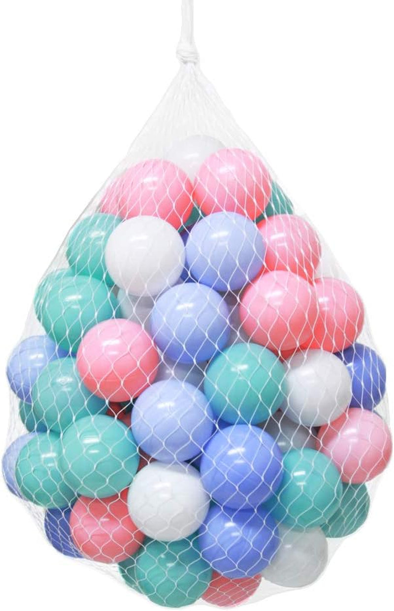 Wonder Space Soft Pit Balls, Chemical-Free Crush Proof Plastic Ocean Ball, BPA Free with No Smell, Safe for Toddler Ball Pit/Kiddie Pool/Indoor Baby Playpen