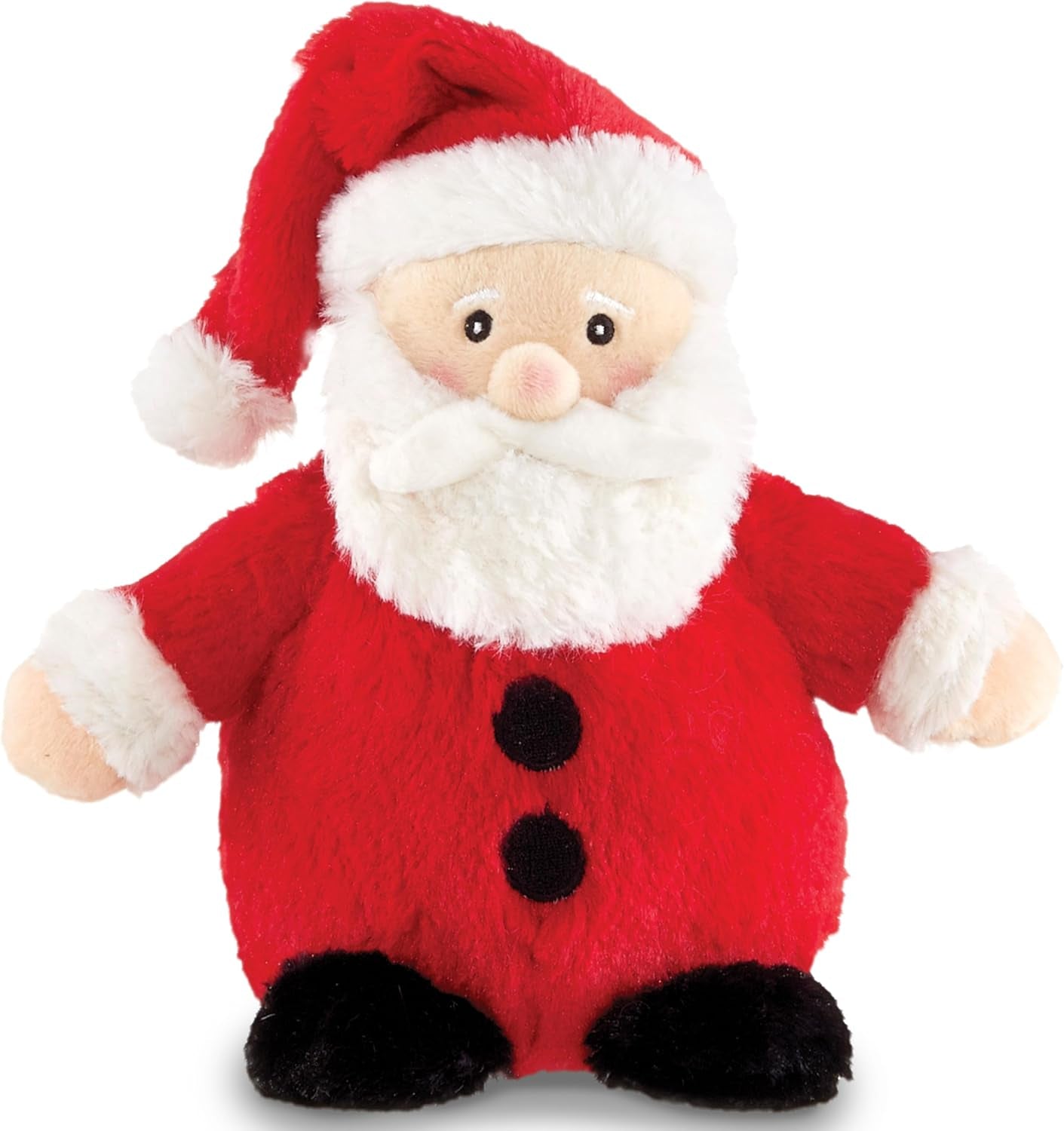 Bearington Collection Baby Nick Christmas Plush, 6 Inch Stuffed Santa