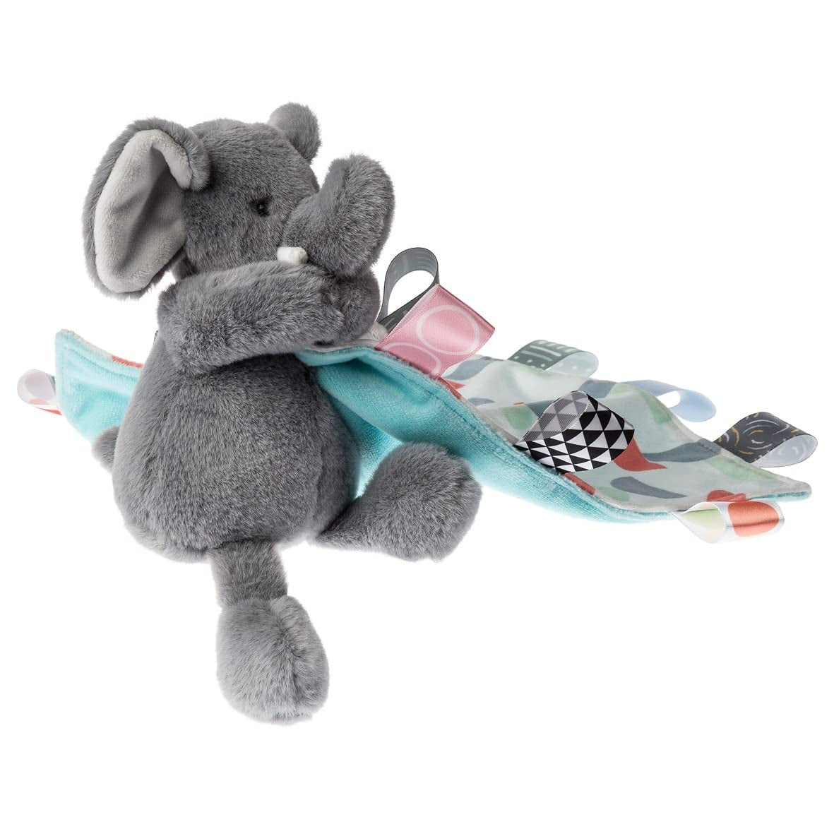 Taggies Cuddlebud Lovey Security Blanket, 9 X 9-Inches, Elephant