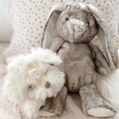 MON AMI Hadley the Hare Plush Animal – 12”, Rabbit Stuffed Animal, Soft & Cuddly, for Kids of All Ages, Nursery Decor