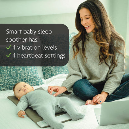 Baby Brezza Smart Soothing Mat - Vibrating Baby Mat/Soother Pad Aides in Calming Fussy Baby for Easier Sleep, Infant: 0-12 Months