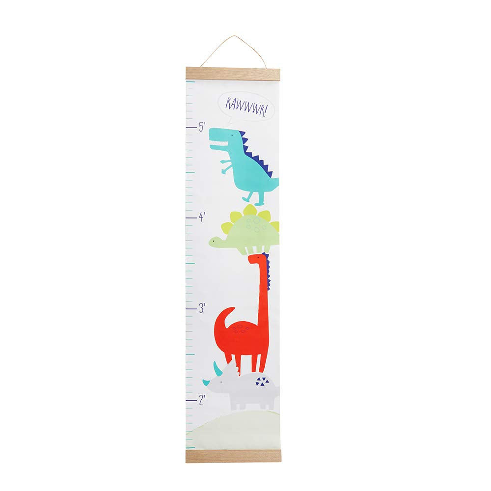 Baby Aspen BA23006NA Dinosaur Themed Growth Chart, Green, One Size