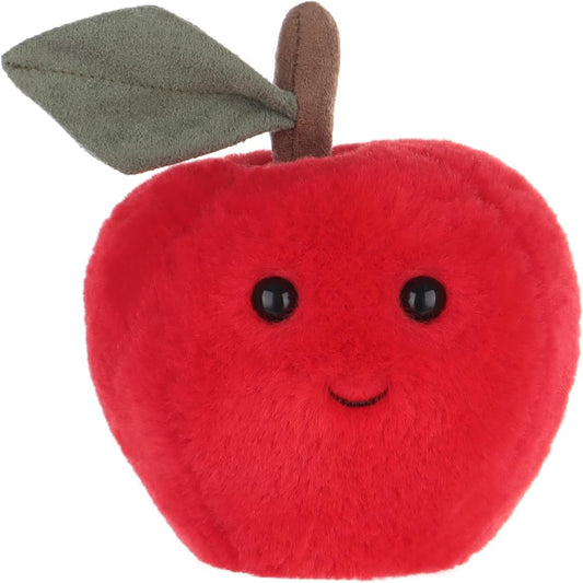 Apricot Lamb Toys Plush Red Sweet Apple Stuffed Fruit Soft Cuddly Perfect for Kids 5.5 Inches