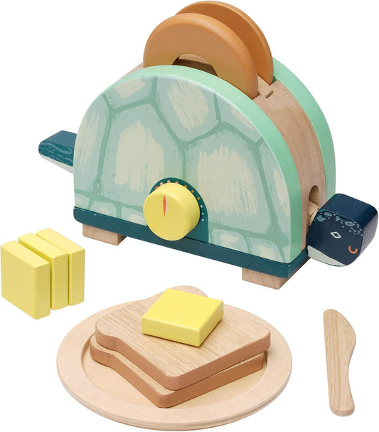 Manhattan Toy Toasty Turtle Toddler & Kids Pretend Play Cooking Toy Set