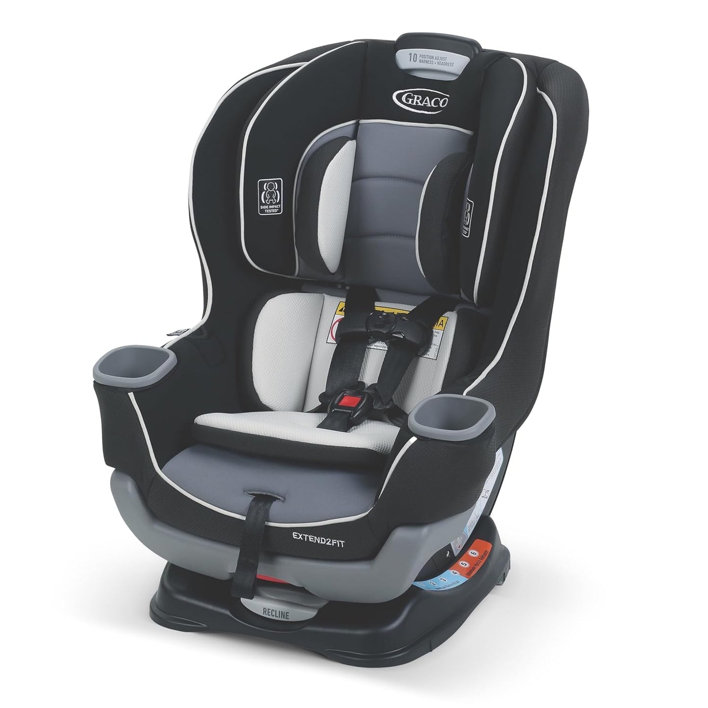 Graco Extend2Fit 3-In-1 Convertible Car Seat, Rear Facing, Forward Facing, and Booster Seat, Hamilton