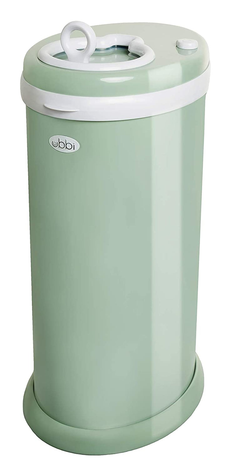 Ubbi Steel Diaper Pail, Odor Locking, No Special Bag Required, Award-Winning, Registry Must-Have, Woodgrain