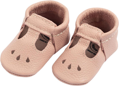 Freshly Picked First Pair Baby Girl Mary Jane Shoes - Leather Baby Moccasins - Soft Sole Baby Shoes, Infant Shoes, Crib Shoes