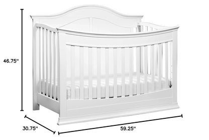 Davinci Meadow 4-In-1 Convertible Crib in White, Greenguard Gold Certified