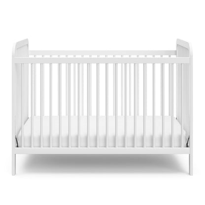 Storkcraft Pasadena 3-In-1 Convertible Crib (White) – GREENGUARD Gold Certified, Converts to Daybed and Toddler Bed, Fits Standard Full-Size Crib Mattress, Adjustable Mattress Height