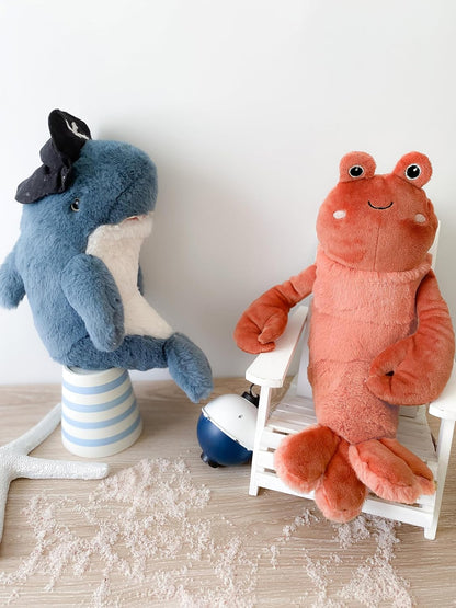 MON AMI Da Pinchi the Lobster Stuffed Animal 10”, Soft & Cuddy Plush Animal, Use as Toy/Nursery Room Décor, for Kids of All Ages, Ocean Animals