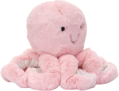 Lambs & Ivy Sea Dreams Pink Plush Octopus Stuffed Animal Toy - Bubbles