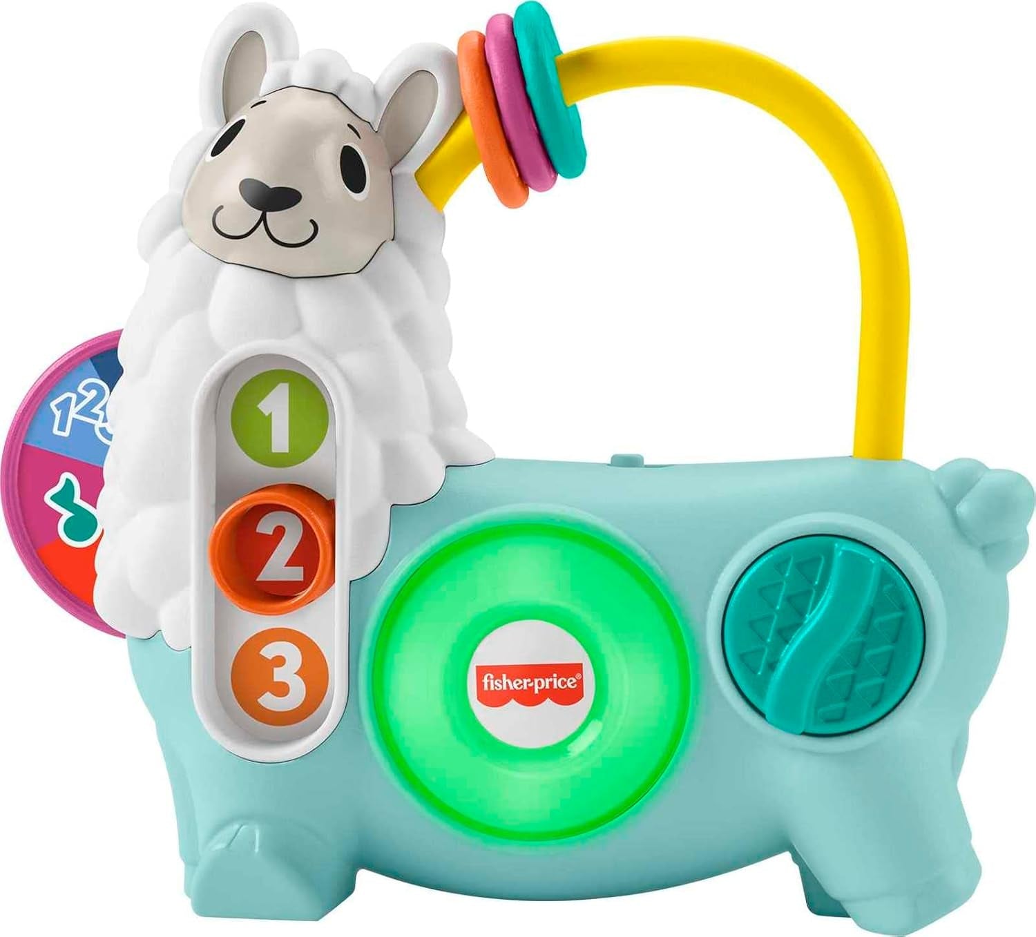 Fisher-Price Baby Learning Toy Linkimals 123 Activity Llama for Ages 9+ Months, Compatible Only with Linkimals Items