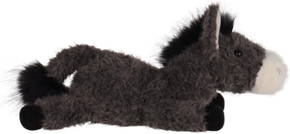 Apricot Lamb Lazy Donkey Plush Stuffed Animals for Kids, Soft Cute Plush Toys for Baby Girl and Boy, Fluffy Lazy Donkey Grey 11.9 Inches