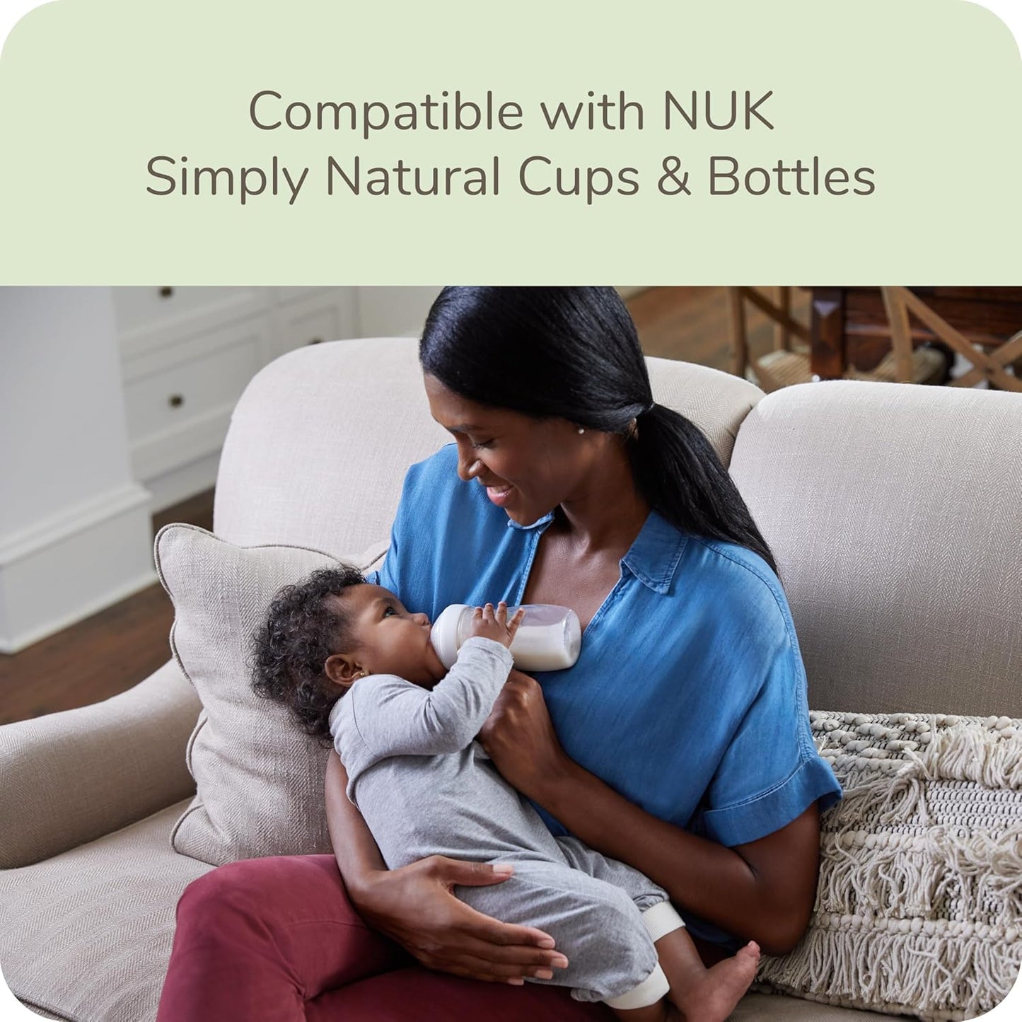 NUK Simply Natural Baby Bottle Newborn Gift Set