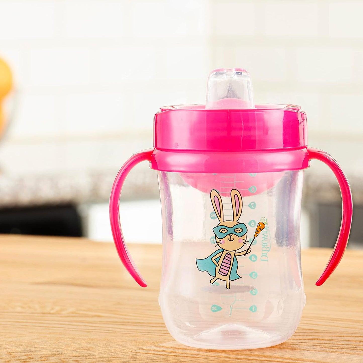 Dr. Brown'S Milestones Soft Spout Sippy Cup with Handles - Pink - 9Oz - 9M+