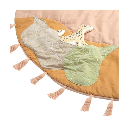 Crane Baby Activity Mat, Interactive Infant and Baby Playmat for Boys and Girls, Desert Sunset, 36” X 36”