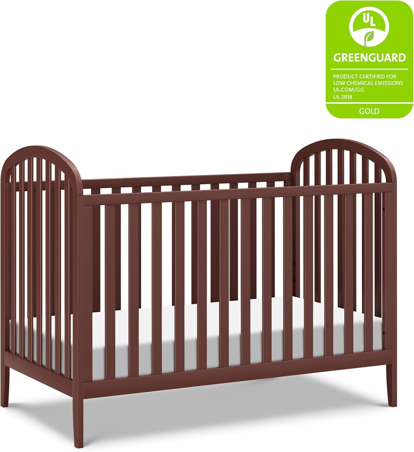 Davinci, Beau 3-In-1 Convertible Crib in Crimson, Gold Certified