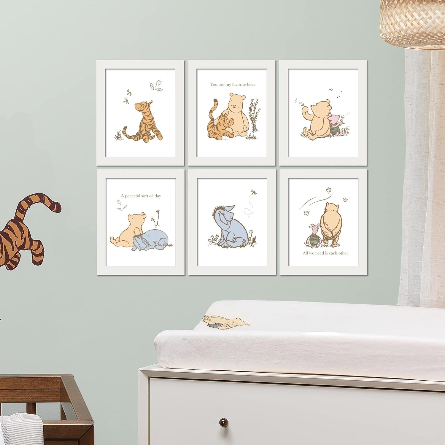 Lambs & Ivy Disney Baby Classic Pooh Unframed Nursery/Child Wall Art