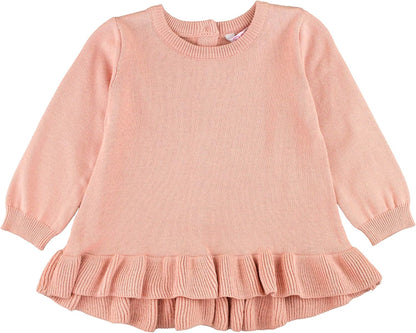 Rufflebutts Baby/Toddler Girls Ruffle Long Sleeve Pullover Sweater