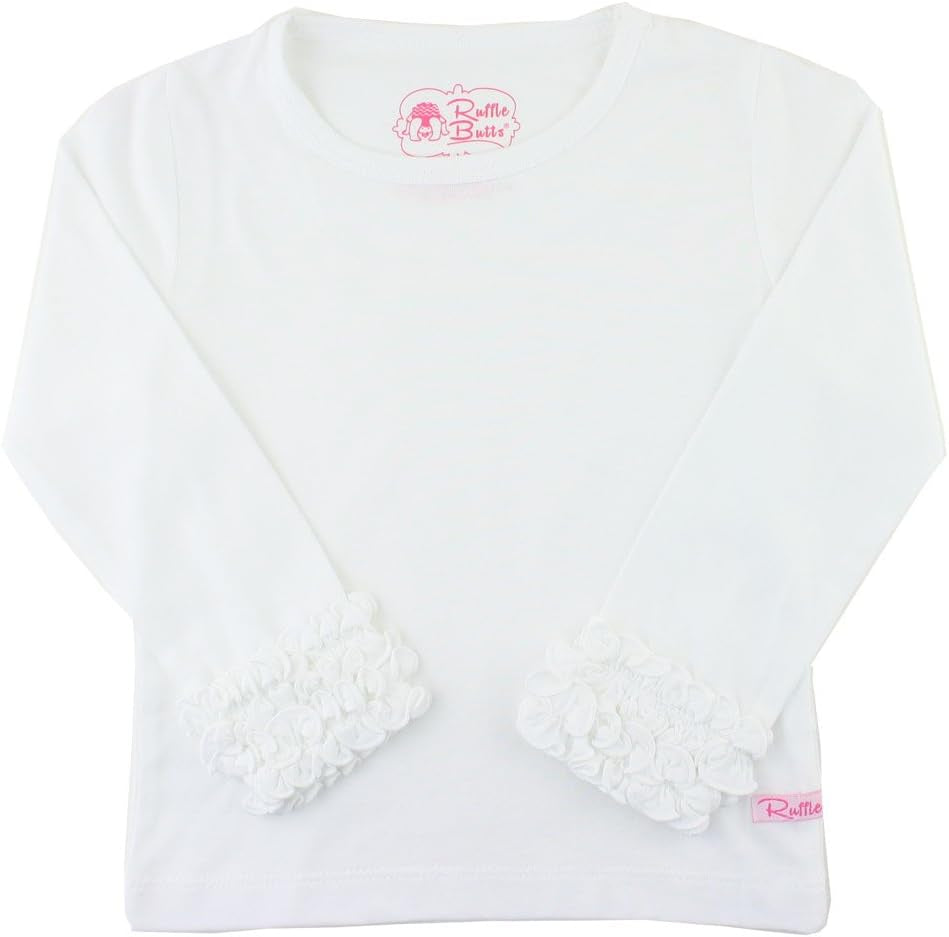 Rufflebutts Girls Undershirt - Extra Soft Long Sleeve Layering Tee