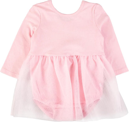 Rufflebutts Baby/Toddler Long Sleeve Tulle Skirted Romper