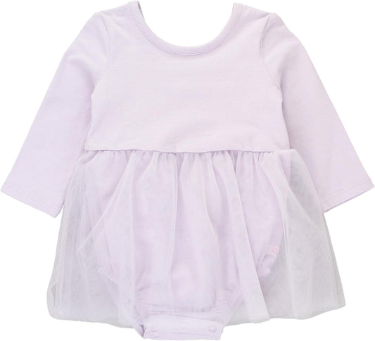 Rufflebutts Baby/Toddler Long Sleeve Tulle Skirted Romper