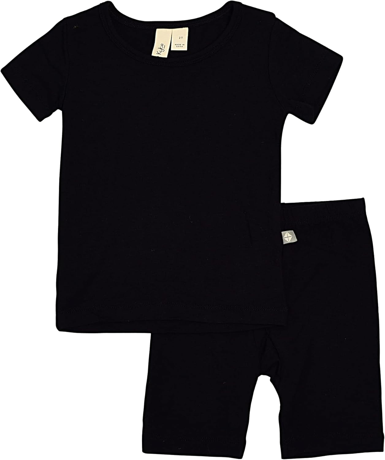 KYTE BABY, Short Sleeve Toddler Pajama Set, 97% Rayon Made from Bamboo, 3% Spandex