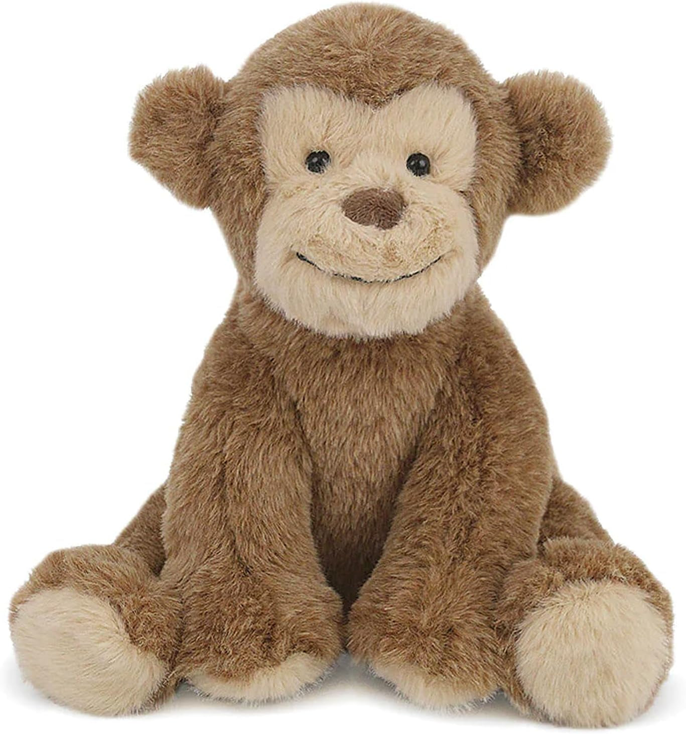 MON AMI Marvel the Monkey Plush Stuffed Animal – 8”, Soft & Cuddly, Use as Toy or Nursery Room Décor, Wild Animals, for Kids of All Ages