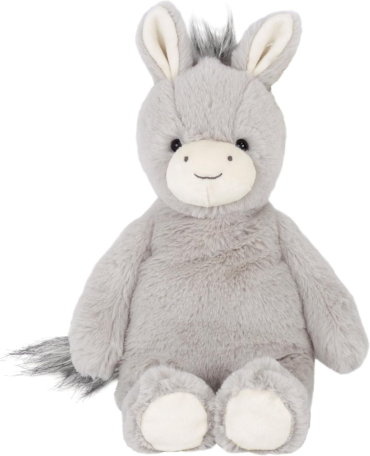 MON AMI Moses Donkey Floppy Stuffed Animal Toy – 11.5”, Farm Animals, Great for Kids of All Ages