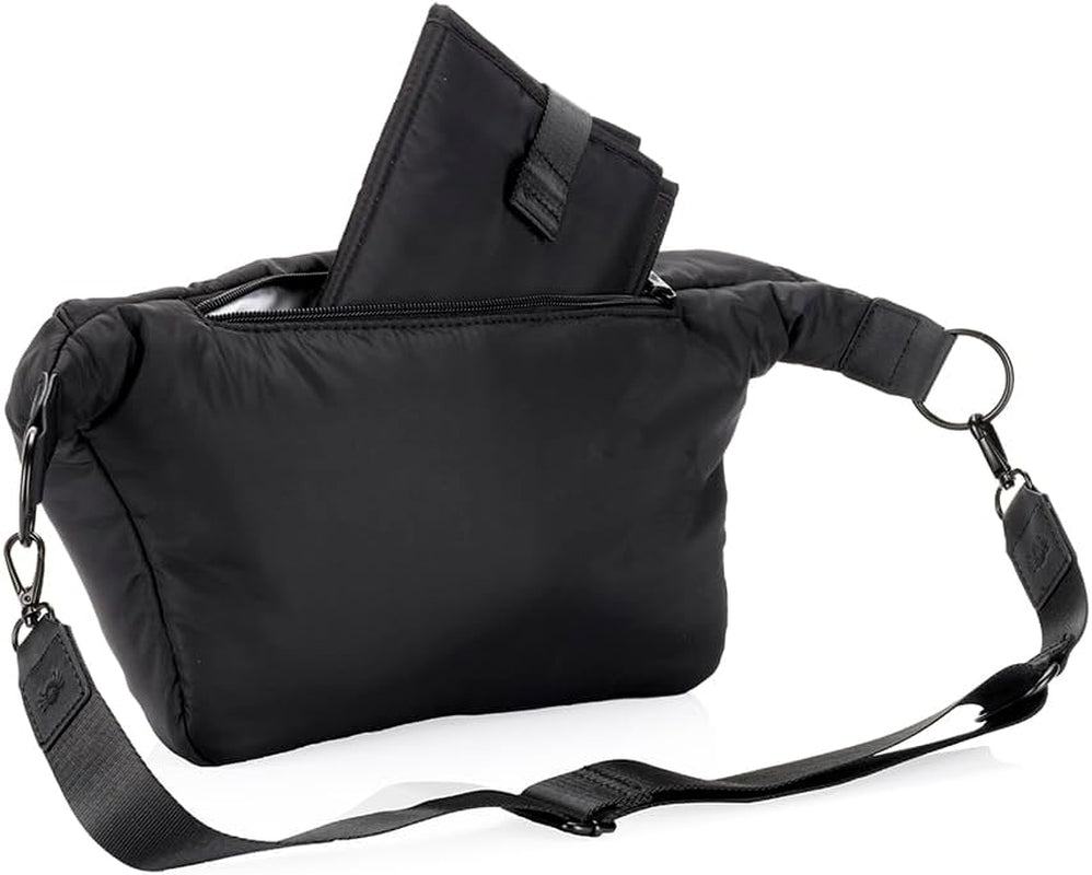 Itzy Ritzy - Fanny Pack & Crossbody Diaper Bag 6 Pockets, Use as Crossbody, Belt or Shoulder Bag