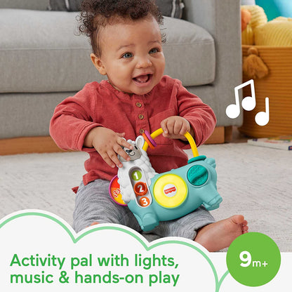 Fisher-Price Baby Learning Toy Linkimals 123 Activity Llama for Ages 9+ Months, Compatible Only with Linkimals Items