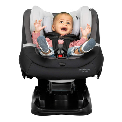 Maxi-Cosi Pria All-In-One Convertible Car Seat, Rear Facing Car Seat for Infants from 4-40 Lbs, Forward Facing Car Seat up to 100 Lbs in Booster Seat Mode, Midnight Slate