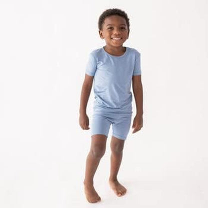 KYTE BABY, Short Sleeve Toddler Pajama Set, 97% Rayon Made from Bamboo, 3% Spandex