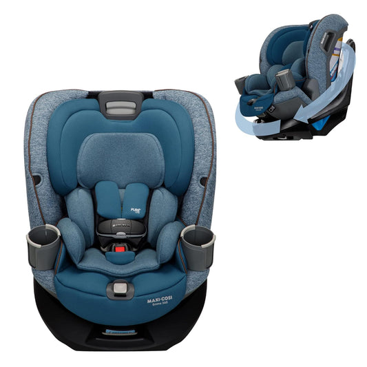 Maxi-Cosi Emme 360 Car Seat: Rotating Car Seat 360, All-In-One Convertible, Car Seat 360 Rotation, Swivel Car Seat in Pacific Wonder