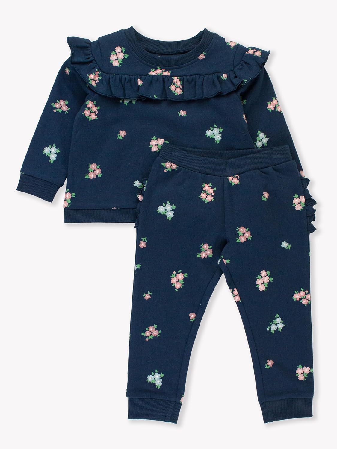 Rufflebutts® Baby/Toddler Girls Jogger Set