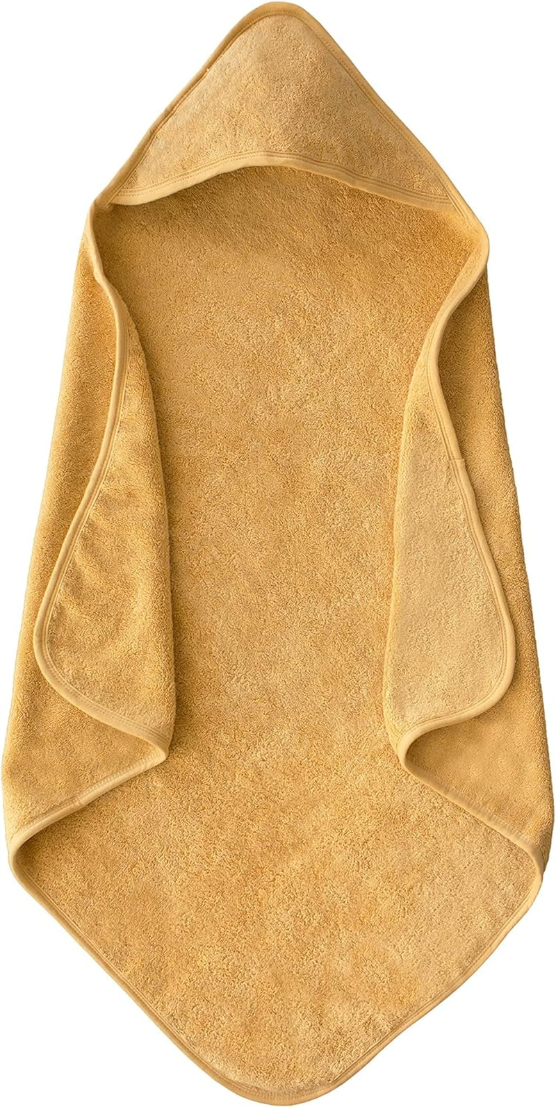 Mushie Baby Hooded Towel | Organic Cotton (Fall Yellow)