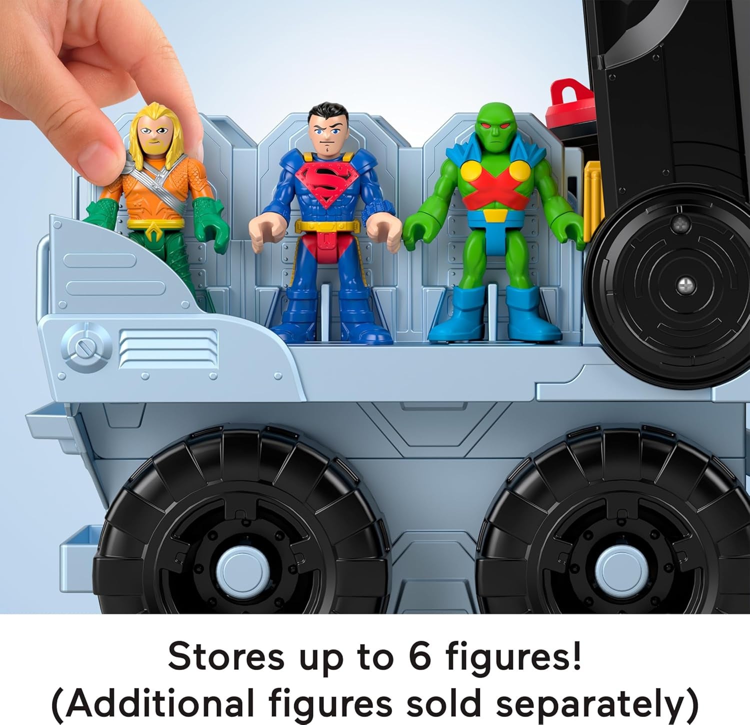 Fisher-Price Imaginext DC Super Friends Batman Toy Transforming Bat-Tank with Lights Sounds & Figure for Pretend Play Kids Ages 3+ Years